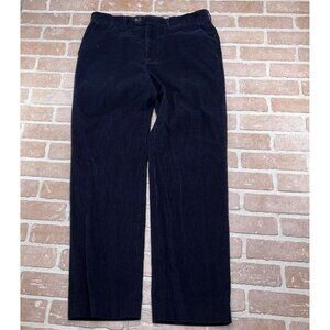 Lauren Ralph Lauren Pants Men 34W x 32L Blue Corduroy Chino Straight Leg‎ Cotton